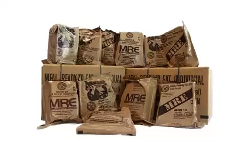 Food Dude 82nd MRE Surplus 2024 Inspection US Meals Ready to Eat Military MRE with Heater Box of MRE Meals Full Meal 12 MRE Pack