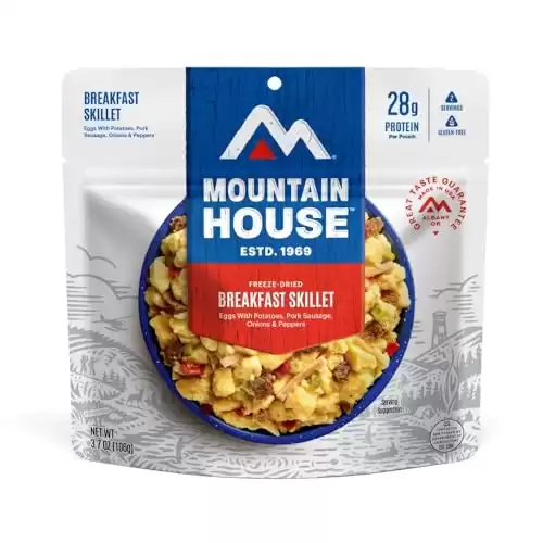 Mountain House Breakfast Skillet | Freeze Dried Backpacking & Camping Food | 2 Servings | Gluten-Free