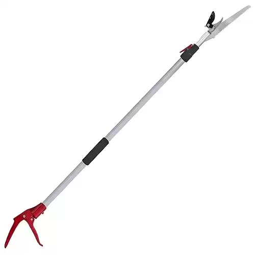 Tree Trimmer 4.5-7.3 FT Extendable, Pole Saw and Pruner